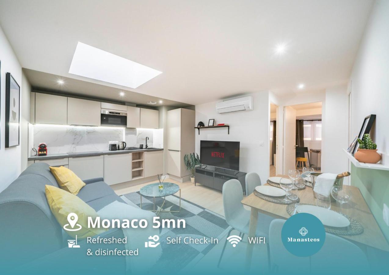 5Mn A Pied Monaco - Hypercentre - Aq Daire Beausoleil Dış mekan fotoğraf